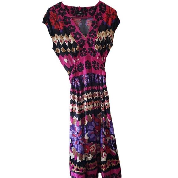 Mixit Sleeveless Super Cute Multi-Color Floral Dress - Picture 1 of 4